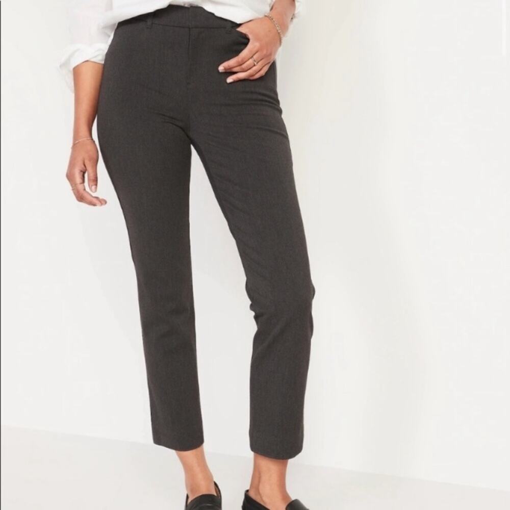 Old Navy heather gray Pixie ankle pants